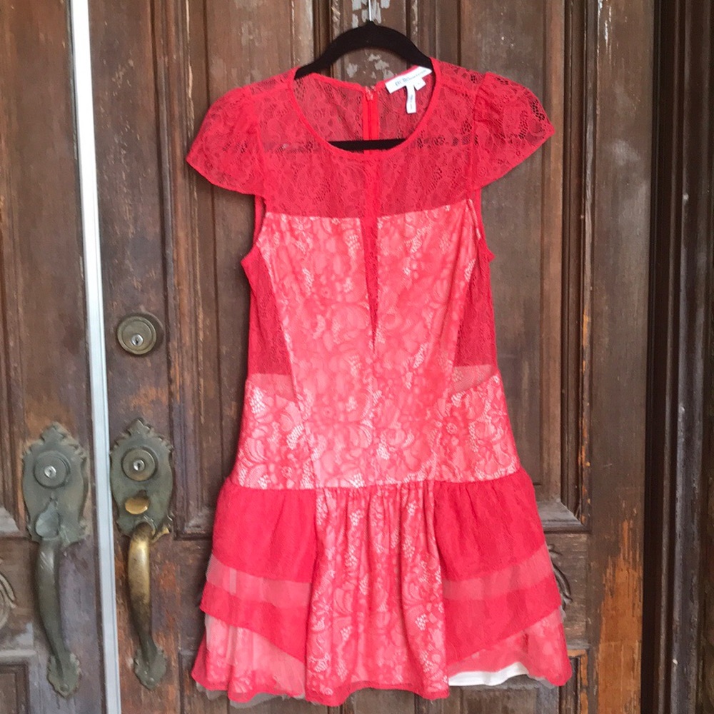 BCBGeneration red lace dress